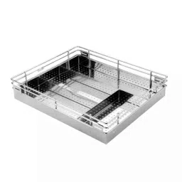 Harrison 380x500x100mm Stainless Steel Chrome Plated Finish Perforated Cutlery Basket, 01105-picture-23