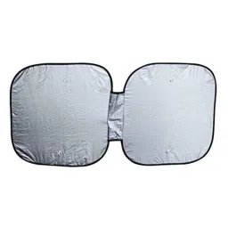Auto Pearl Polyester Silver Front Roller Window Sunshade Car Curtain for Mahindra Tuv 300 image 2