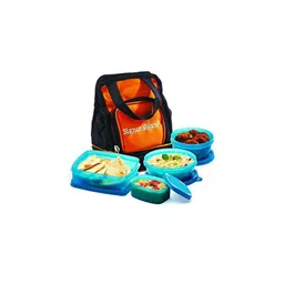 Signoraware Deep Red 1070 ml Officers Lunch Box with Bag, 538-picture-42