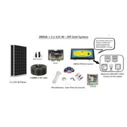 Solar Universe India 200VA 10A Monocrystalline Off Grid Solar System Kit (Pack of 3)-picture-14