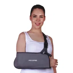 Adore Nylon Grey Baggy Pouch Arm Sling, AD-306, Size: S image 2