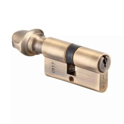 Dorset Defender DF 204 PT 80mm Stainless Steel Antique Brass Finish Euro Profile Pin Cylinder Lock-picture-10