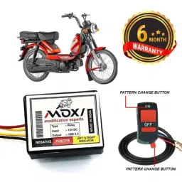 Auto Pearl 12V Black Front &a; Rear Flasher Indicator Light with Switch for Elegante-picture-26