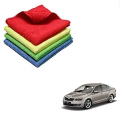 Kozdiko 40x40cm 300GSM Microfiber Cleaning Cloth for Skoda Octavia 2013-Present (Pack of 4)-picture-42