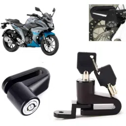 Auto Pearl Steel Heavy Duty Anti Theft Disc Brake Lock for Fazer-250 BS6, Lock_764-picture-33