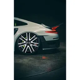 Prigan 4 Pcs 14 inch Polypropylene Black &a; Silver Wheel Cover Set for Ford Figo Aspire, Gtx-Dc-14-Figoa image 3