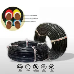 RADILITE 2.5 Sqmm Four Core Copper Flexible Wire, RAD 012C, Length: 90 m-picture-47