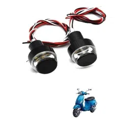 Kozdiko 2 Pcs Dual Colour Motorcycle LED Indicator Turn Signal Handle Bar Light Set for Vespa SXL 150-picture-30