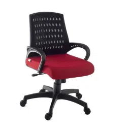 Rishabh 898 Red Medium Back Executive Chair, SKU-27-picture-39