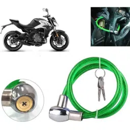 Auto Pearl PVC &a; Plastic Green Heavy Duty Cable Lock for 400NK BS6, 042-picture-12