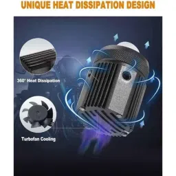 Miwings 2 Pcs 20W 12V LED Fog Light Set for All Bike image 2