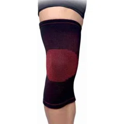 Kudize 2 Pcs Cotton Tubular Multicolour Knee Cap Support Set, Size: XXXL image 4