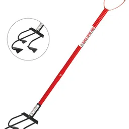 global nature agro Heavy Duty Manual Weeder 3Tine With 4.25 Steel Handle for Agriculture Cultivator Garden Tool Kit-picture-22