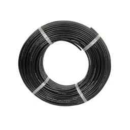 Havells Life Line 1 Sqmm Single Core Black FR PVC Insulated Copper Conductor Unsheathed Flexible Industrial Cable, WHFFDNKL11X07, Length: 180 m image 2