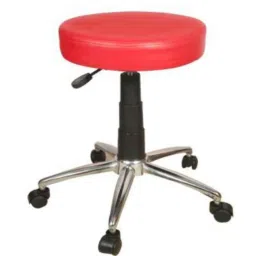 Rajpura Pink Revolving Chrome Base Cushion Bar Stool-picture-15