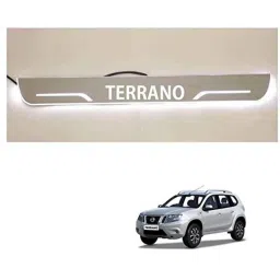 Kozdiko 4 Pcs Acrylic Blue Light Foot Step LED Sill Scuff Plate Set for Terrano-picture-48