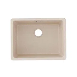 Uken Heavy Duty Quartz Kitchen Sink Undermount Sink (18X24) Wash Basin With Accessories(18/24-Qr-Me-Ms-10) (Bisque)-image-53