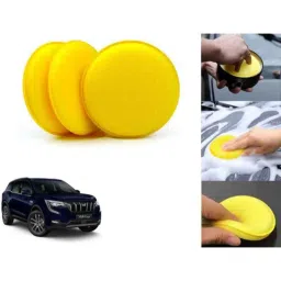 Auto Pearl Polyurethane Beige Washing &a; Waxing Polish Foam Sponge for XUV 700 (Pack of 3)-picture-28