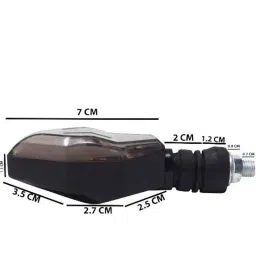 Ramanta Amber &a; White Led Turn Signal Arrow Indicator Lamp (Pack of 2) image 2