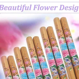 wanzhow Eating, Training, Decorative, Cooking, Chewing Wooden Chinese, Japanese, Korean, Vietnamese Chopstick image 4