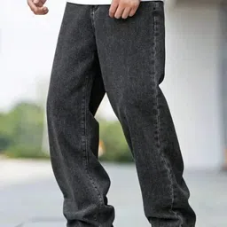 jeancherry Men Regular Mid Rise Grey Jeans image 4