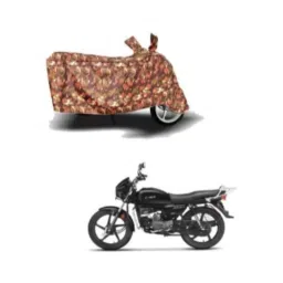 Winted Polyester UV &a; Water Resistant Bike Body Cover for Hero Splendor, WIN-P-131 image 1