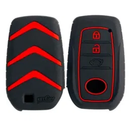 Keycare Silicon Key Cover for Toyota Innova Crysta &a; Fortuner, KC 18 (Pack of 2)-picture-22