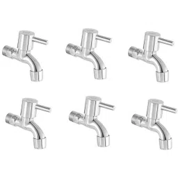 Prestige Turbo Stainless Steel Chrome Finish Bib Cock, TRBO01 (Pack of 6)-image-67