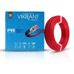 Super GEC Vikrant 0.75 Sqmm Single Core Red FR PVC Insulated Electric House Wire, Length: 64 m-picture-38