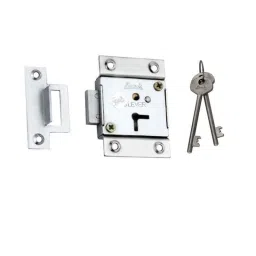 Link 65mm Universal Silver Stainless Steel Cylinder Type Drawer &a; Cupboard Lock with 6 Lever, 803-picture-18