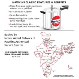 Hawkins Classic 12 Litre Pressure Cooker, CL12 image 3