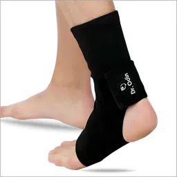 Dr Odin Cotton Black Tailored Support Foot Binder for Injury Recovery &a; Enhanced Stability with Open Heel, Size: L-picture-35