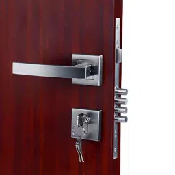Homexpert Rose MG308 60mm Stainless Steel Silver Both Side Key Mortise Door Lock Set-picture-24