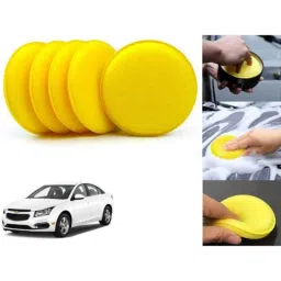 Auto Pearl Polyurethane Beige Washing &a; Waxing Polish Foam Sponge for Cruze LS 2013 (Pack of 5)-picture-28