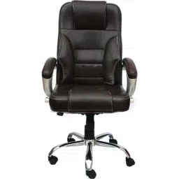 Veeshna Polypack Fabric Black High Back Office Executive Chair, CRH-1001-picture-28