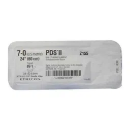 Ethicon Z155H 36 Pcs 7-0 Violet PDS II Polydioxanone Suture Box, Size: 24 inch-picture-43