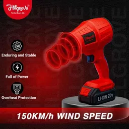 Hillgrove 2Ah 20V Cordless Air Blower with Battery, Charger &a; Hand Tool Kit, HGCM1390M1 image 3