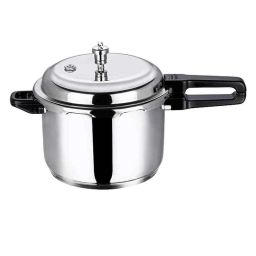 Vinod 10L 18/8 Stainless Steel Induction Friendly Outer Lid Pressure Cooker, PCSB10-picture-2