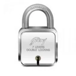 Godrej 50mm Steel Chrome Plated Finish Padlock with 4 Keys-picture-31