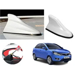 Auto Pearl ABS White Universal Replacement Shark Fin Car Roof Antenna For Tata Zest-picture-14