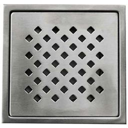 Aquieen Stainless Steel Bathroom Plain Floor Water Drain Grating, Daisy-picture-6