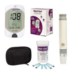 Smart Care GM01-A Blood Glucose Meter Kit with 10 Test Strips &a; Lancets-picture-26
