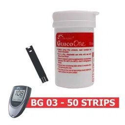 Dr. Morepen 150Pcs BG 03 Gluco One Strips with 50 Lancets Free image 3