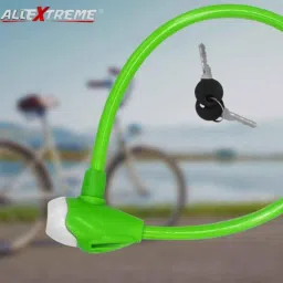 AllExtreme EXMSHL3 Multipurpose Steel Cable Anti-Theft Safety Lock with 2 Keys image 3