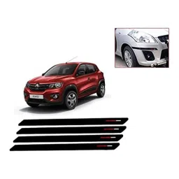 Kozdiko 4 Pcs Black &a; Red Bumper Protector Set for Renault Kwid-picture-34