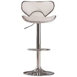 Oakcraft Leatherette White Chrome Finish Swivel Bar Stool with Height Adjustable, OC-201-picture-40
