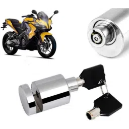 Auto Pearl Stainless Steel Silver Heavy Duty Anti Theft Motorcycle Disc Brake Lock, Lock-070-picture-46