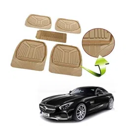 Kozdiko 5 Pcs Rubber Beige 3G Rubber Mat Set for Mercedes Benz CLA-picture-24