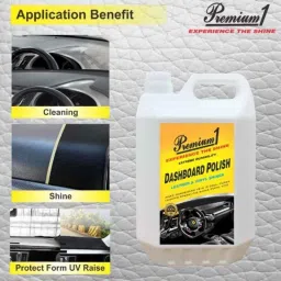 Premium1 5 Litre Car Polish for Leather, Tyres &a; Dashboard, 70 PR1 image 3