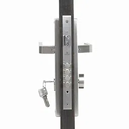 Voltizi Mika 10 inch Stainless Steel 304 CY Plate Mortise Door Lock Handle Set with One Side Key image 4